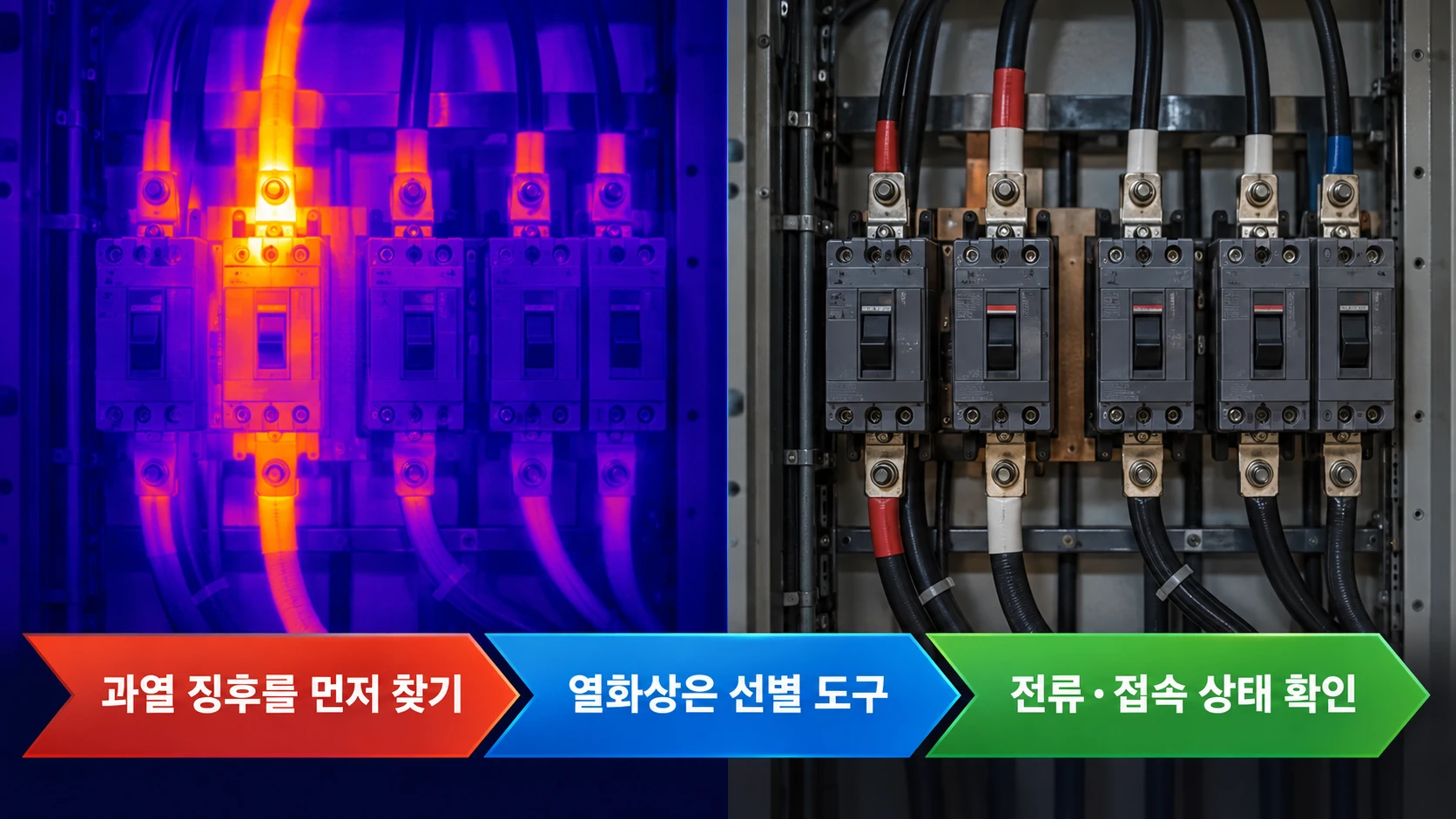 열화상은 과열의 ‘징후’를 찾는 비파괴 점검