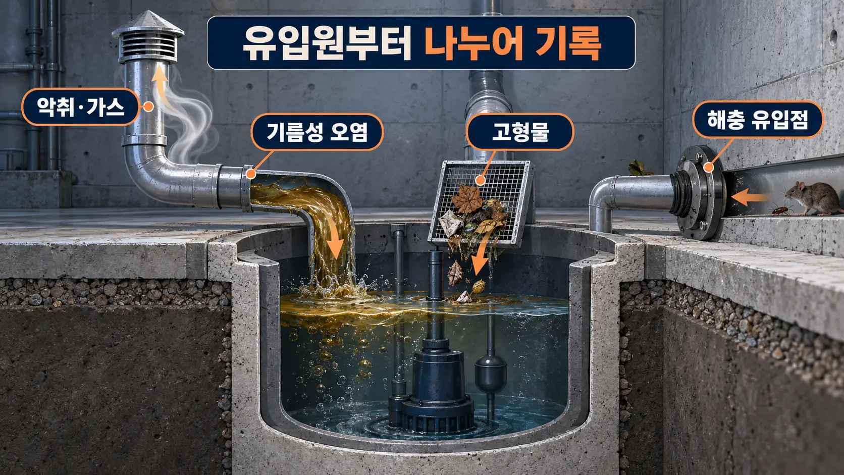 악취·기름·해충은 유입 경로부터 나눠야 한다