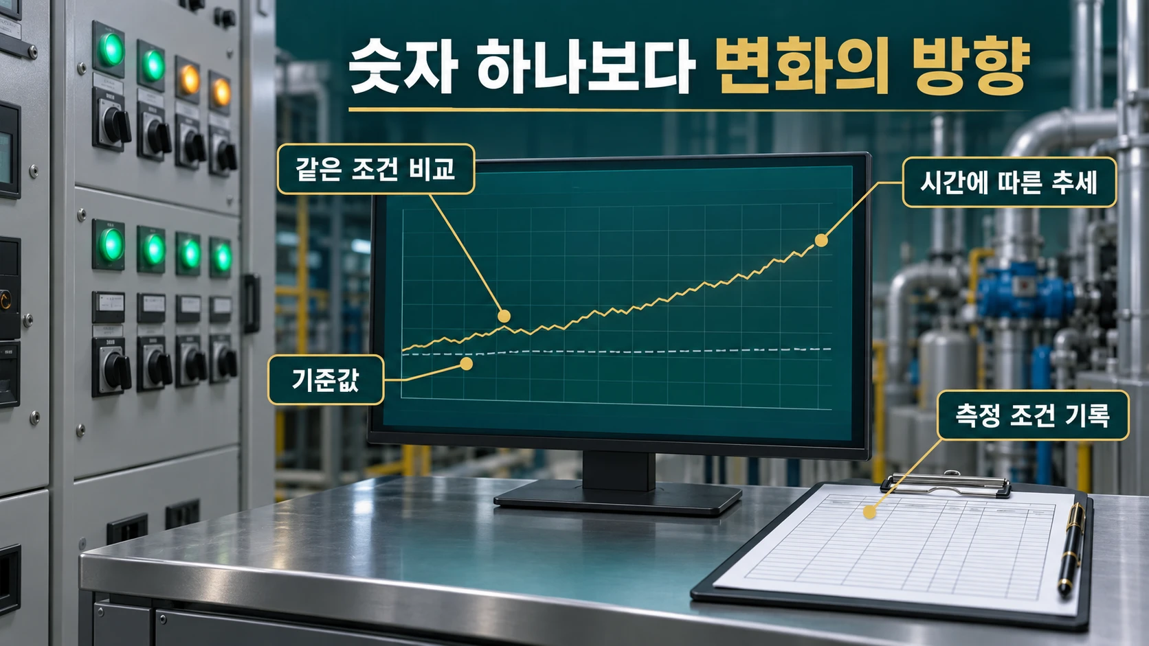 경보 숫자보다 기준값·추세·비교가 먼저인 이유