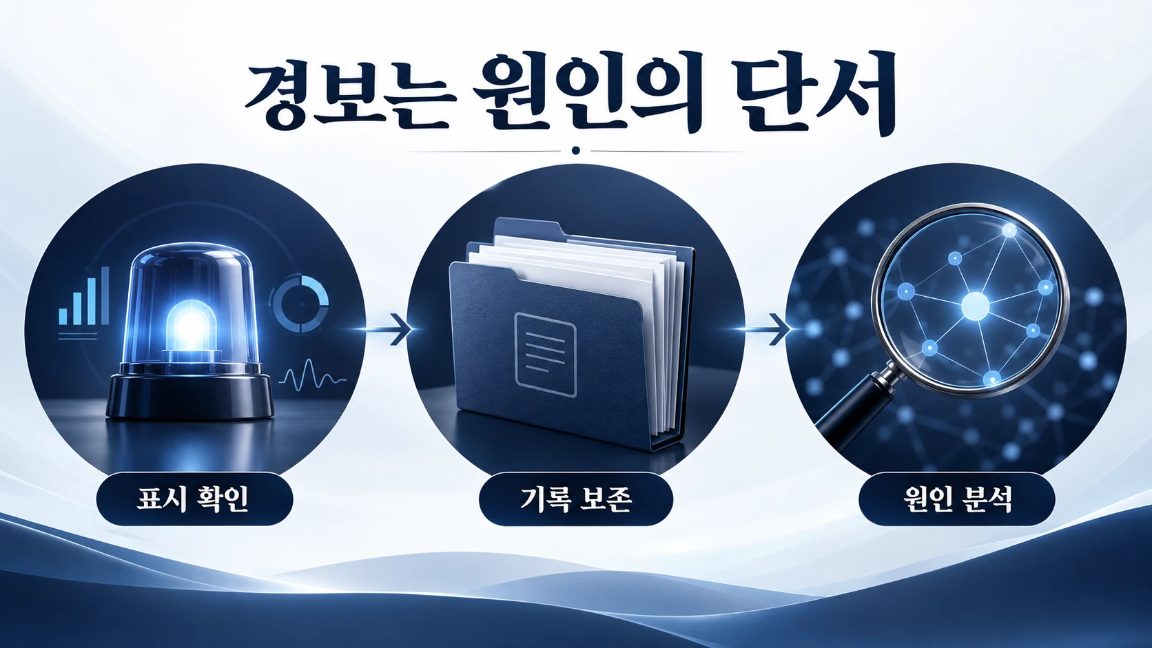 표시등 하나로 단정하지 말고 계전기 기록과 계통 정보를 함께 봅니다