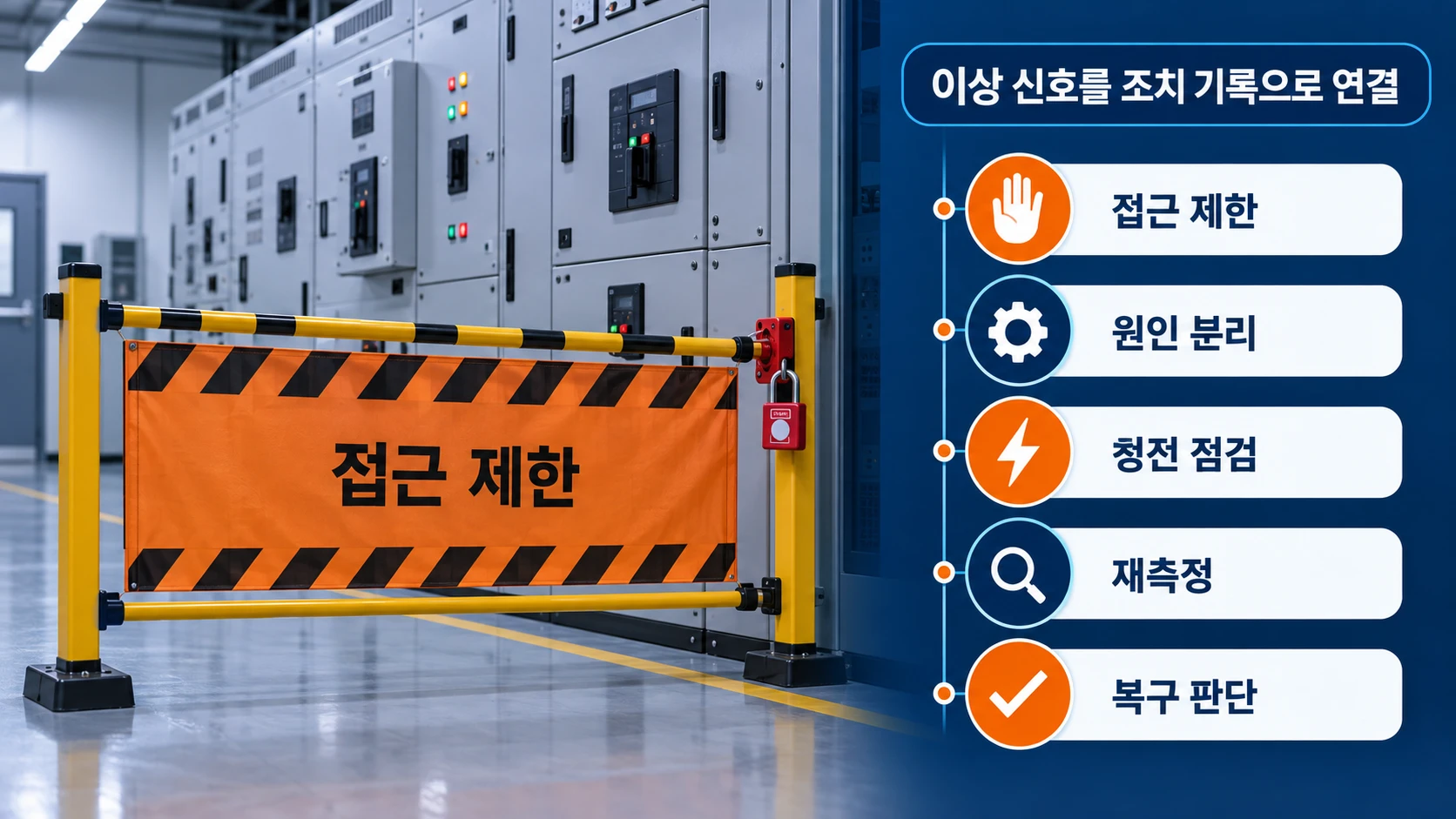이상 신호 뒤에 남겨야 할 점검·조치 기록