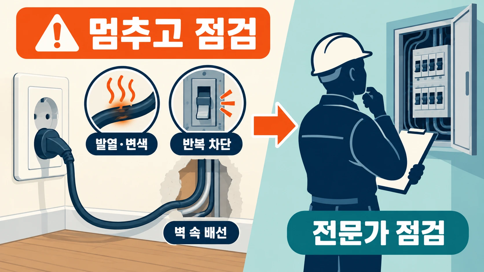 가정에서 특히 조심할 선택과 작업