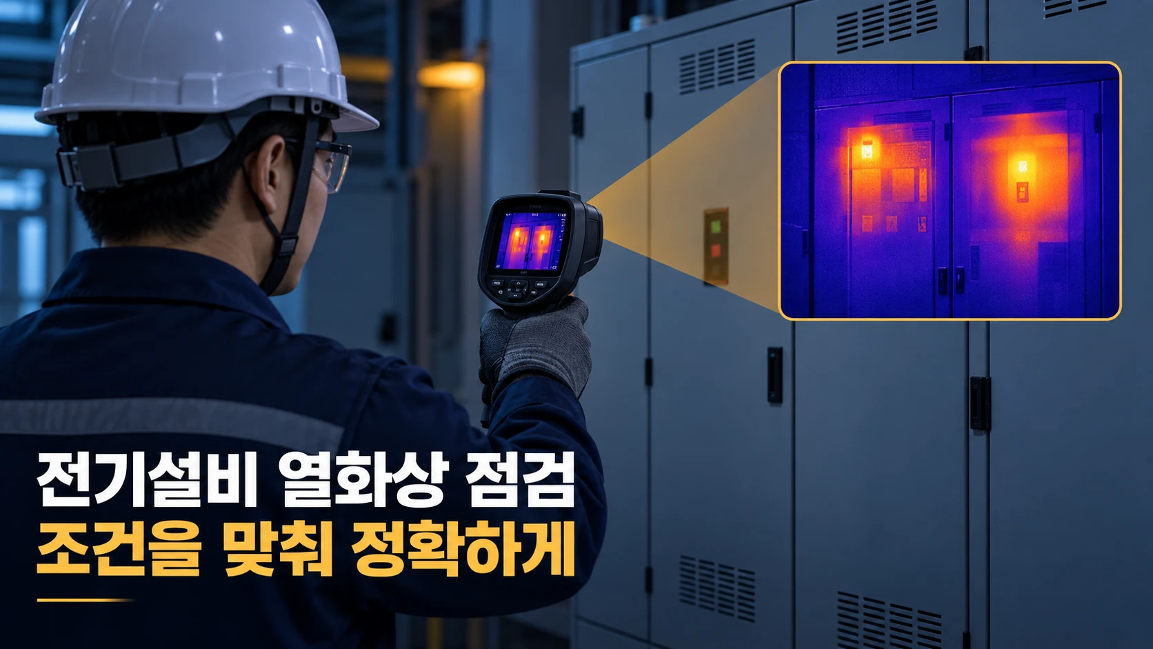 전기설비 적외선 열화상 점검, 온도 숫자보다 먼저 확인할 측정 조건