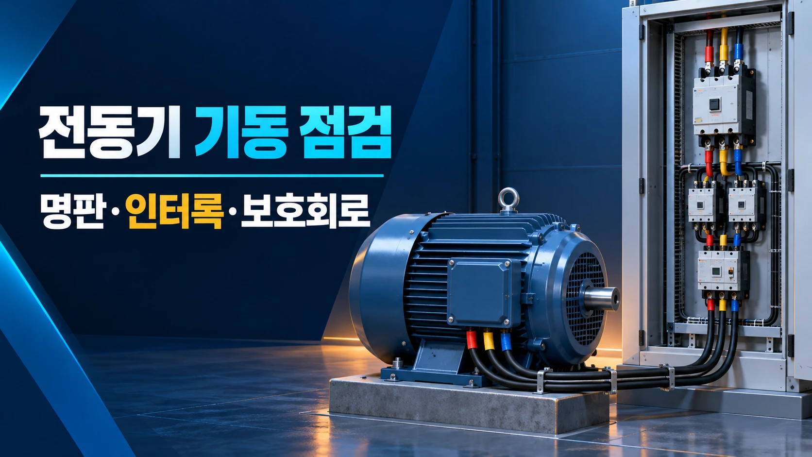 전동기 기동 방식, 명판부터 인터록까지 빌딩 동력설비 점검 순서