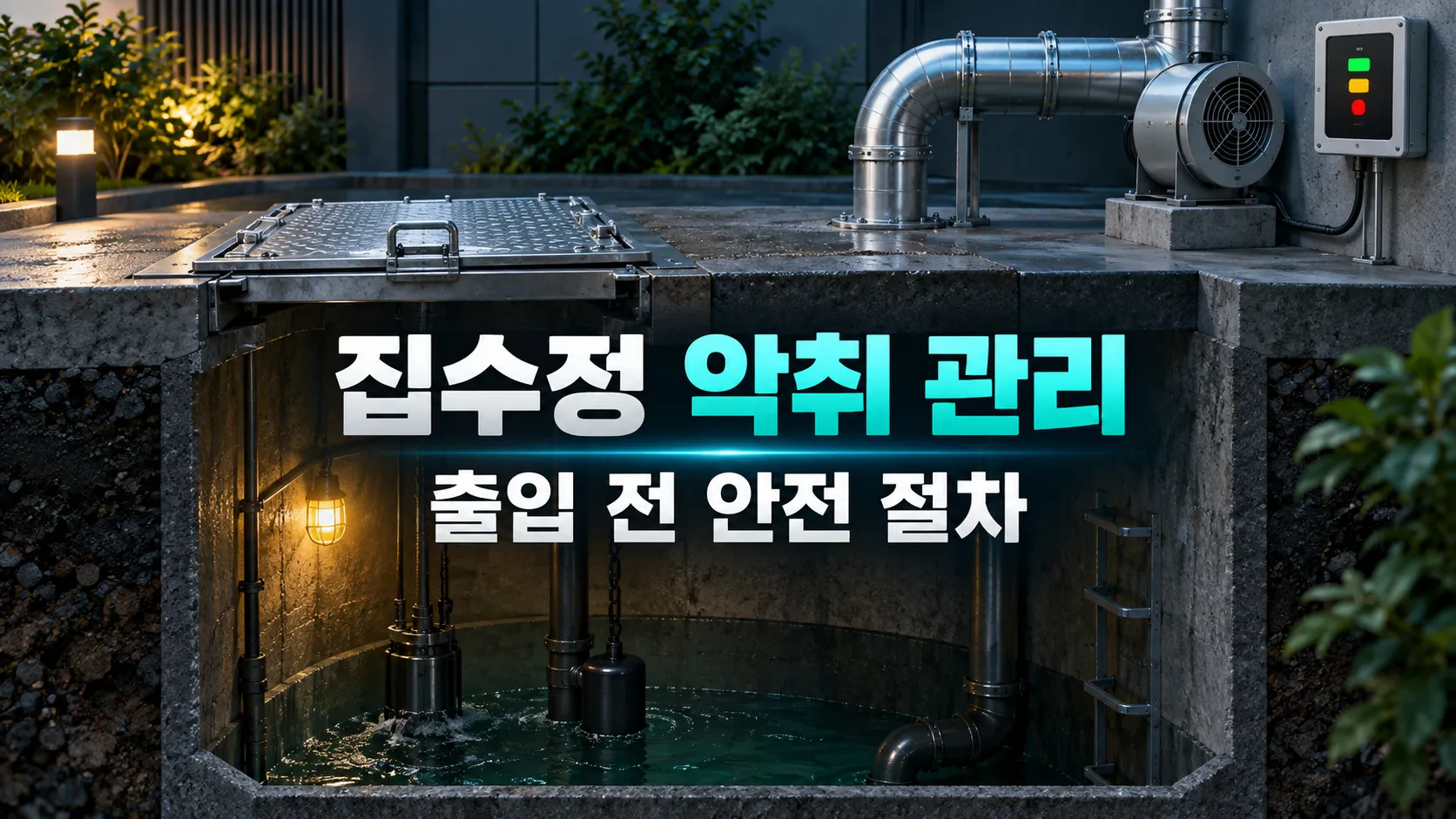 집수정 악취와 해충 관리, 장비보다 먼저 설계할 밀폐공간 안전 절차