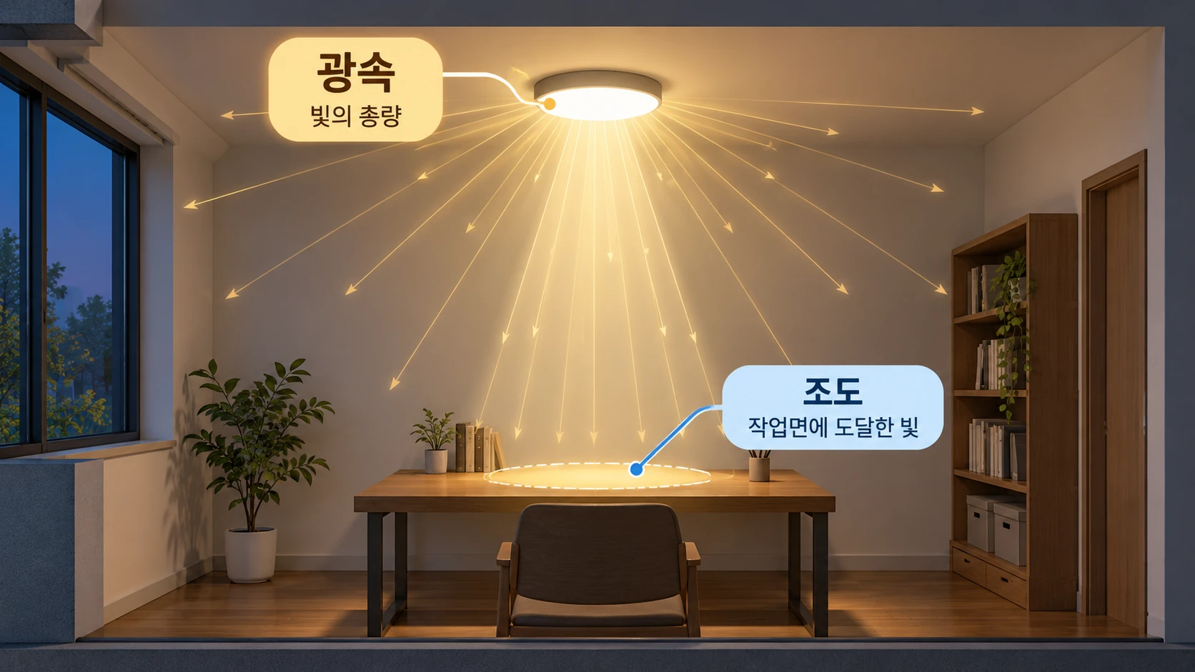 광속과 조도는 어떻게 다를까