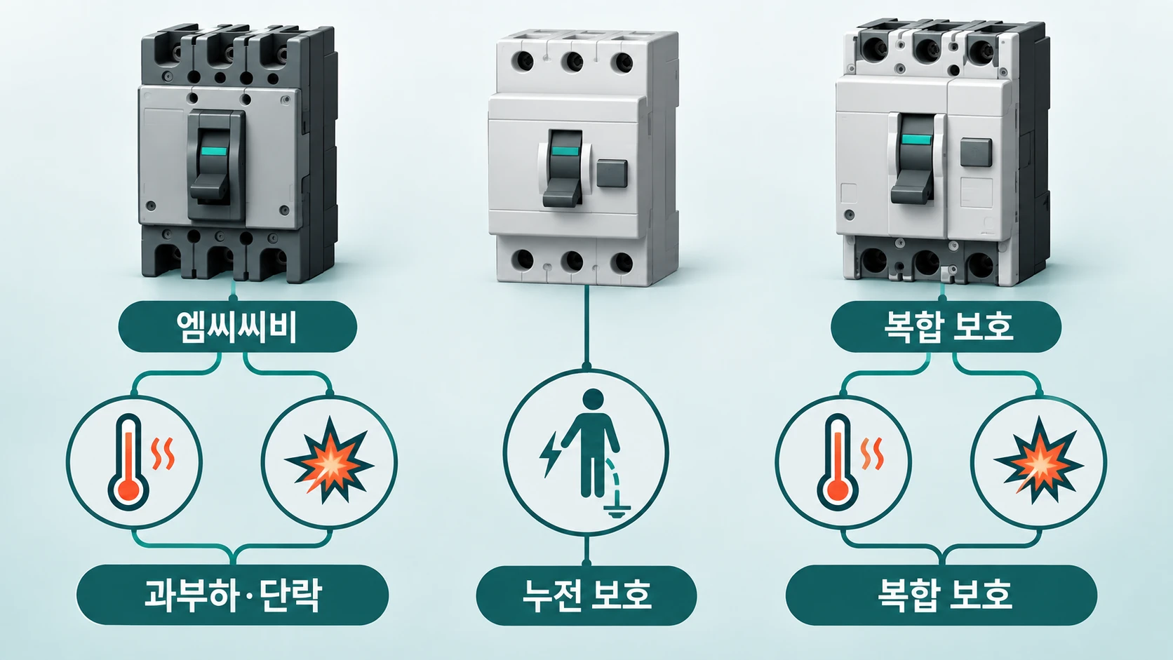MCCB와 누전차단기는 어떻게 다를까