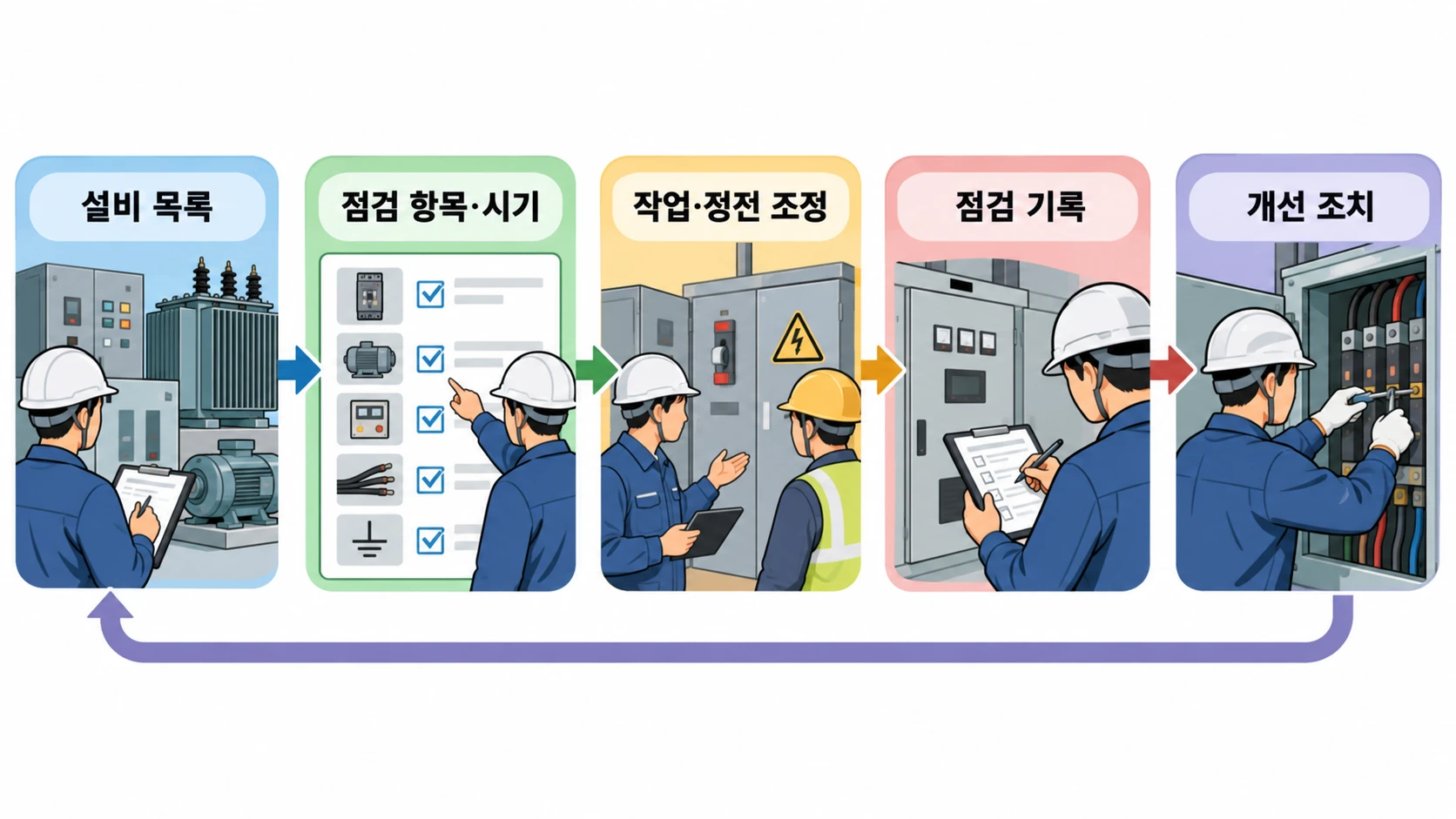 점검 종류와 연간 계획은 어떻게 맞출까
