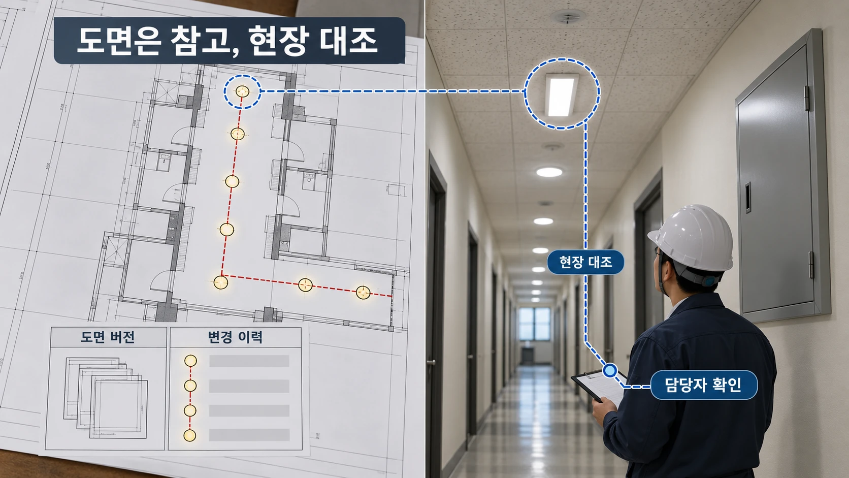 도면은 실제 회로와 무엇이 다를 수 있을까