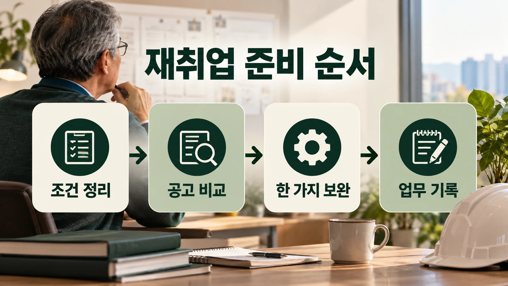은퇴 후에는 경력과 근무형태를 함께 설계
