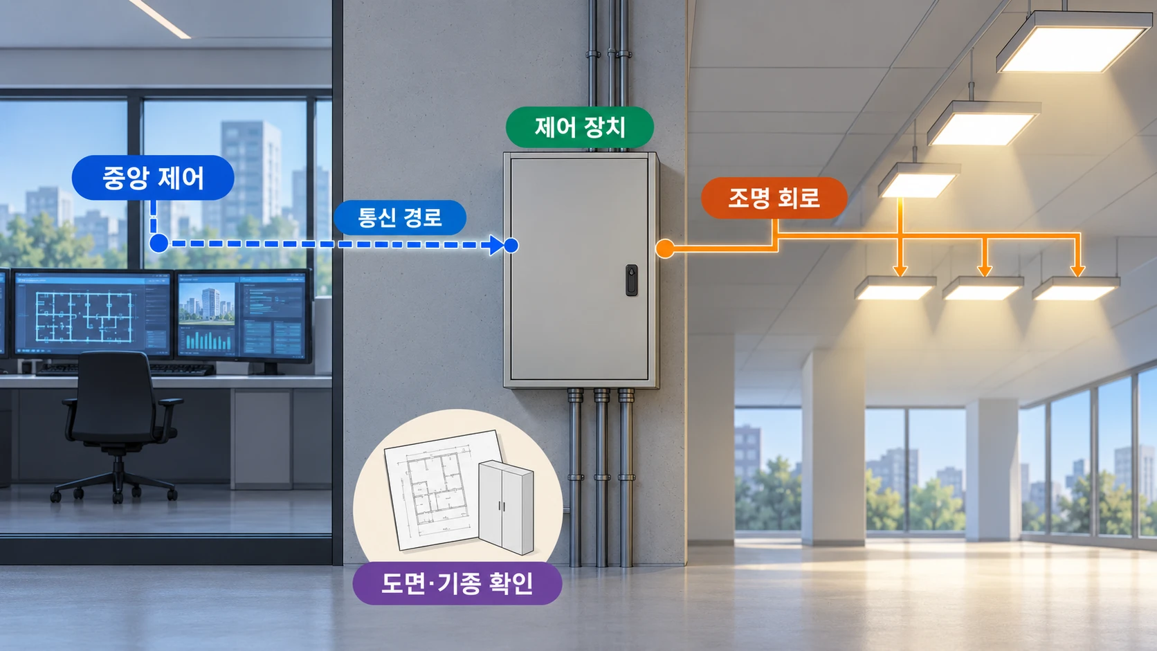 조명 제어반은 어떤 역할을 할까