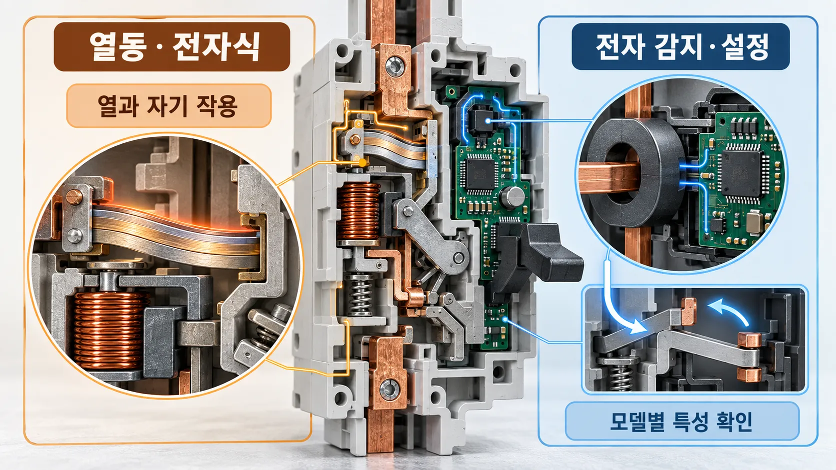 열동식과 전자식 트립은 어떻게 다를까