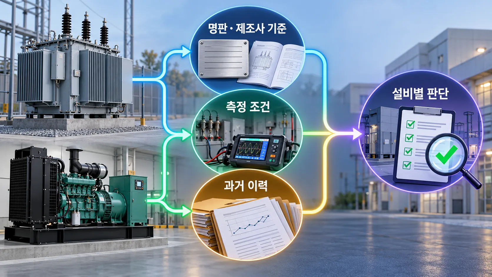 변압기와 발전기는 어떤 기준으로 관리할까