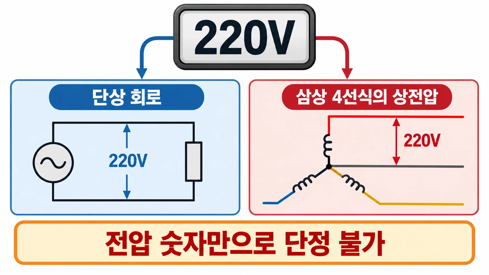 전압과 계산식을 읽을 때 주의할 점