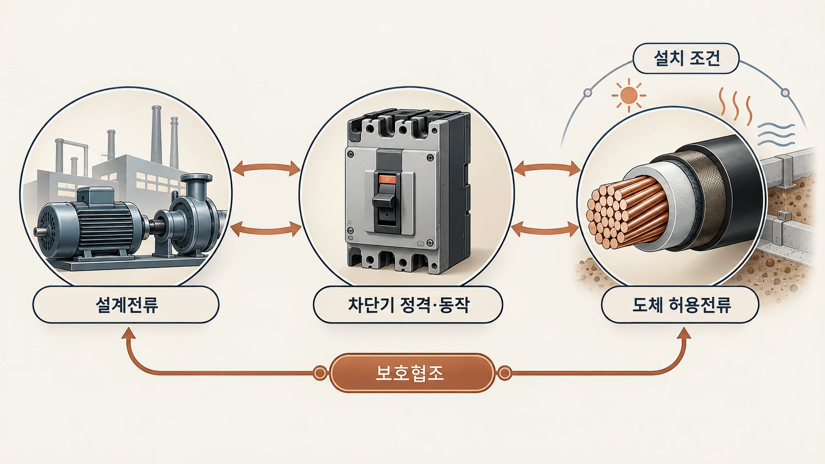 차단기와 전선은 어떻게 협조할까