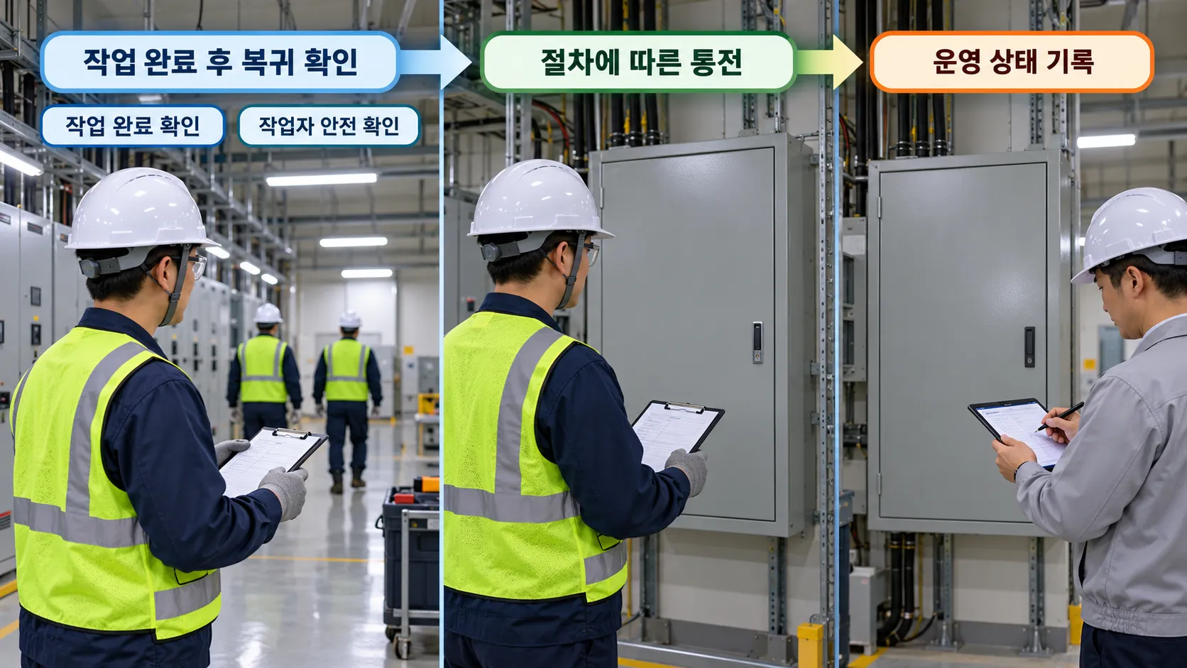 전기작업 완료 뒤 무엇을 확인해야 할까