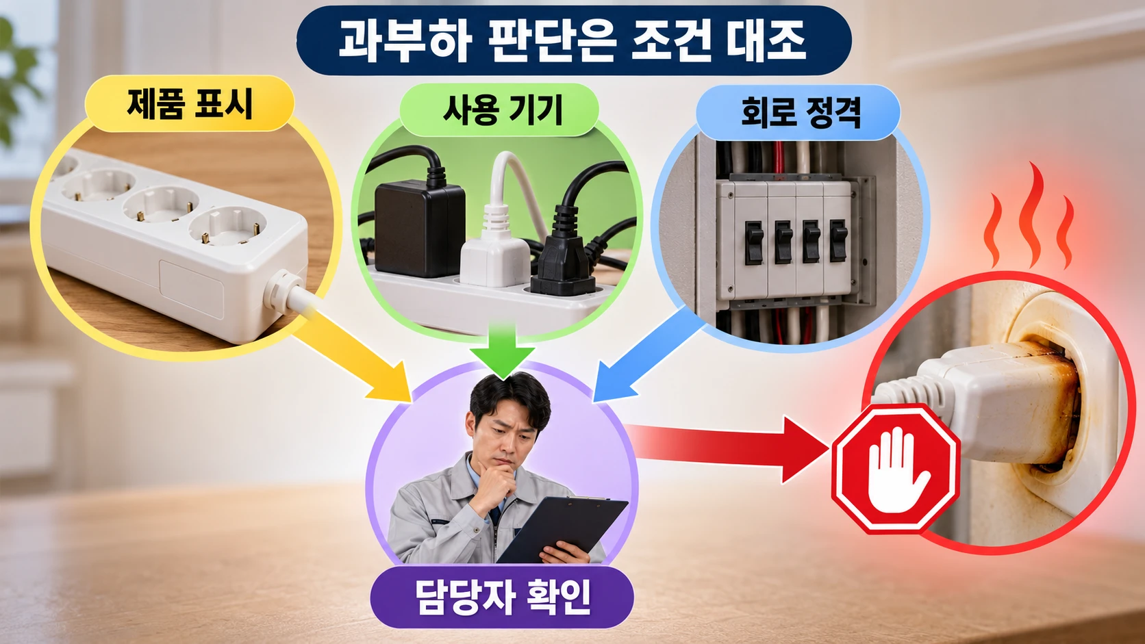콘센트 과부하 민원은 어떻게 안내할까