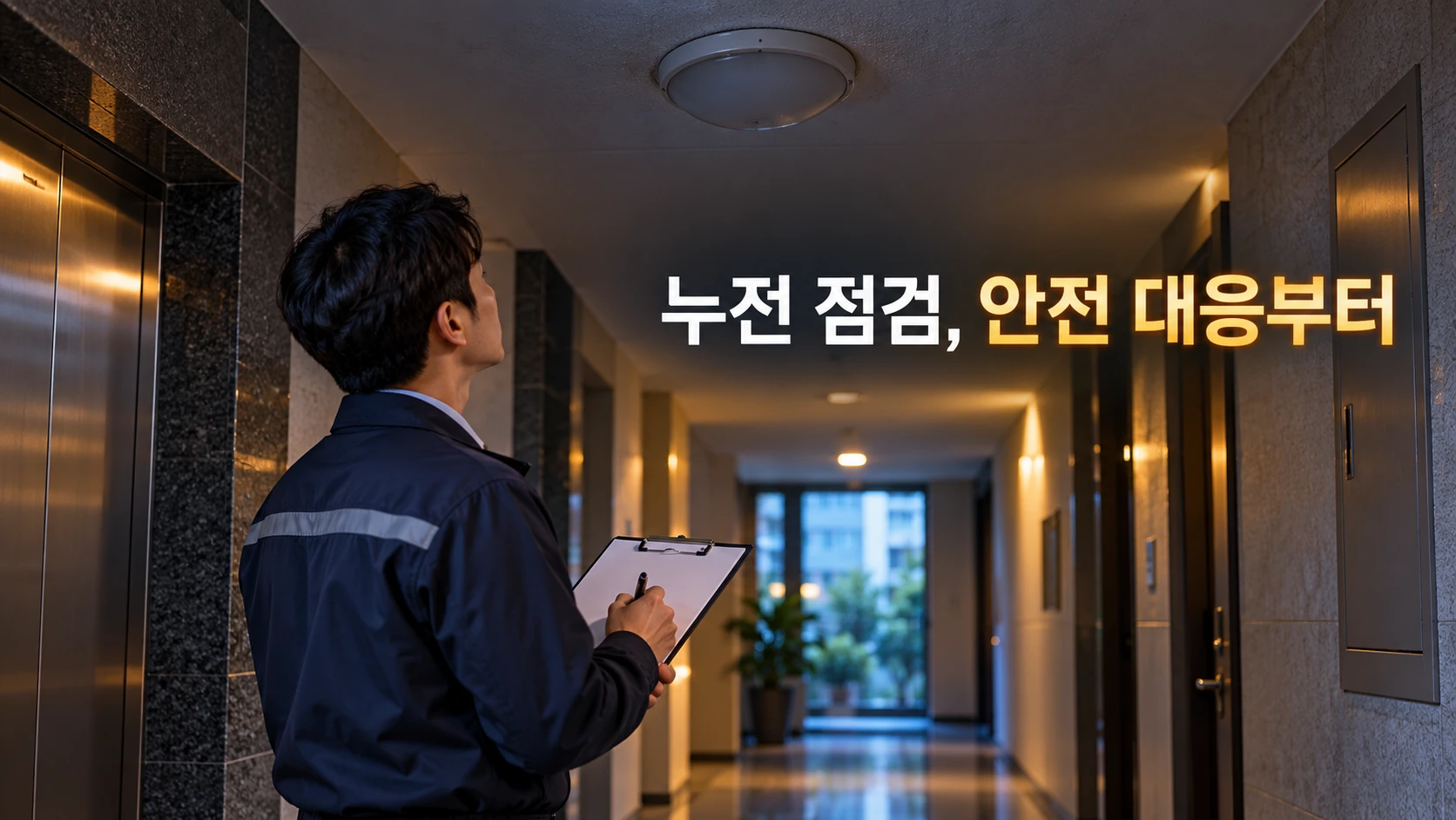 전등 누전 점검 안전 대응
