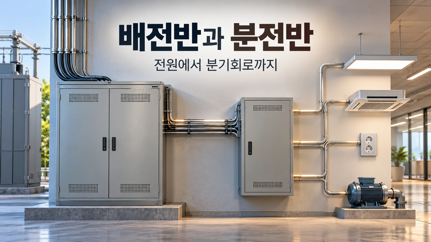 배전반과 분전반 차이, 초보 전기기술자가 먼저 볼 6가지
