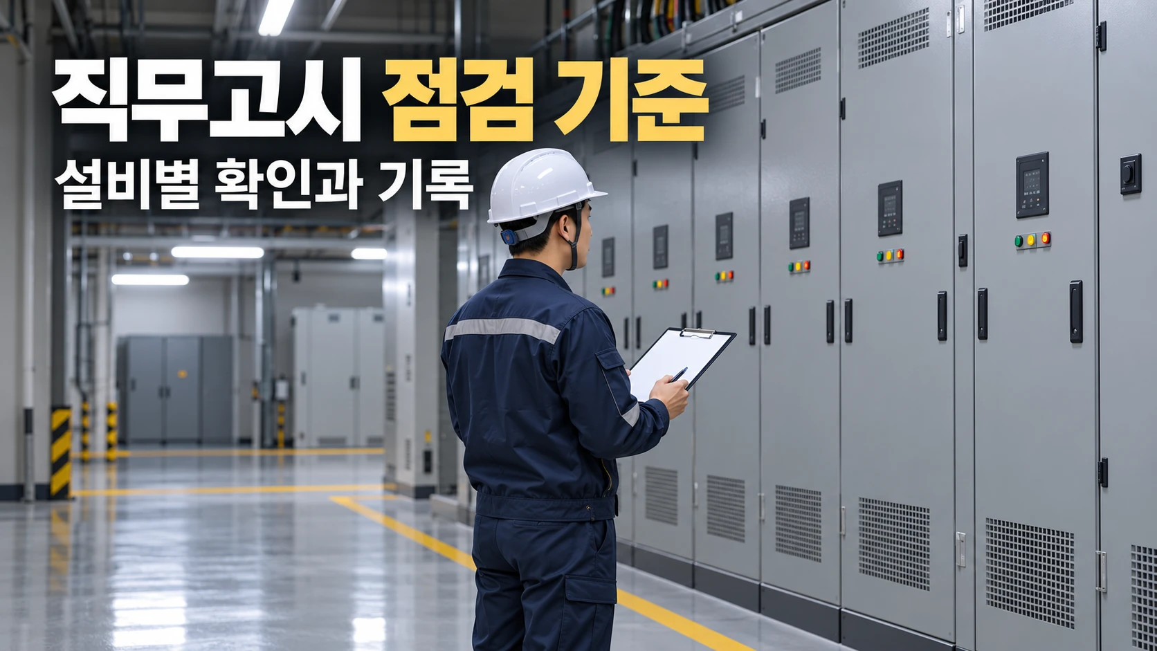 전기안전관리자 직무고시 점검, 설비별 기준과 기록 확인법